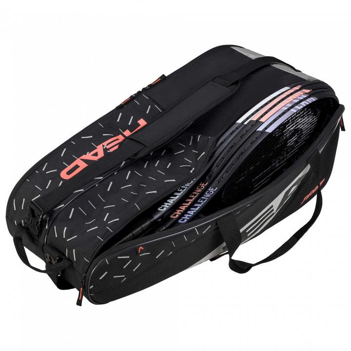 Head Team Racketbag L (9R) Black / Ceramic